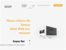 Tablet Screenshot of digin.fr